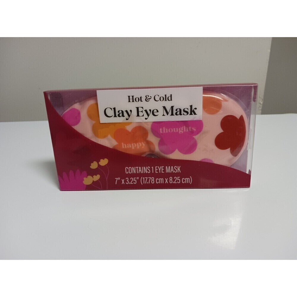 Ustyle Pink Floral And Blue Floral Hot & Cold‎ Clay Eye Mask Reusable